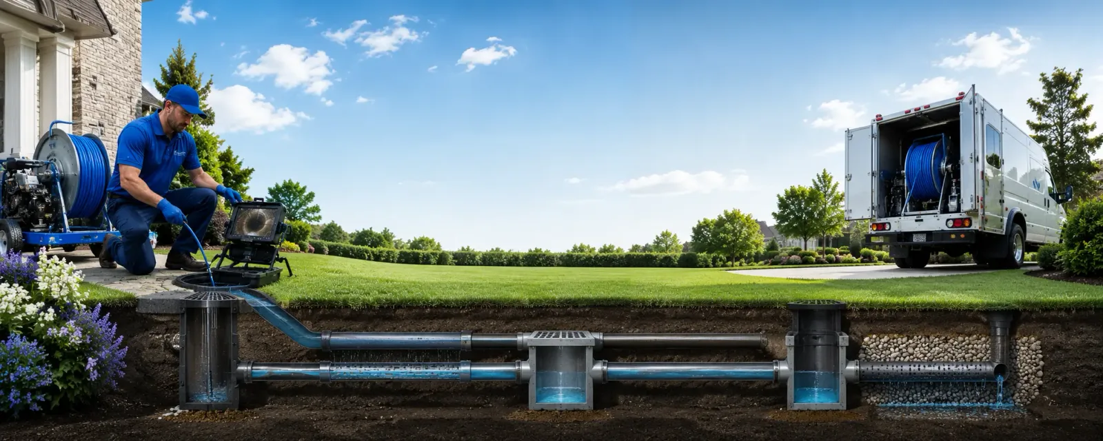 Outdoor drain cleaning information for Fairview, OK